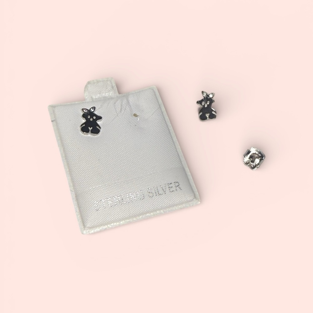 Sterling Silver Holiday Earrings - Picture 2 of 6